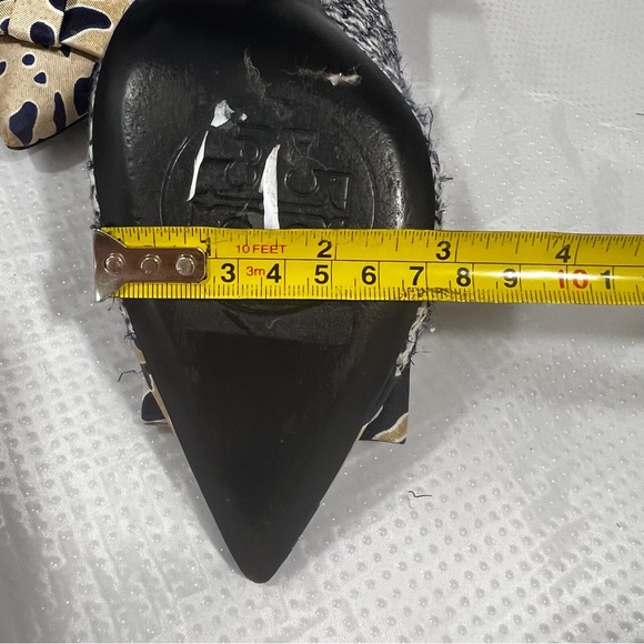 Tory Burch Cleo Tweed & Silk Bow Pump Women’s Sz 7.5 - Picture 10 of 13